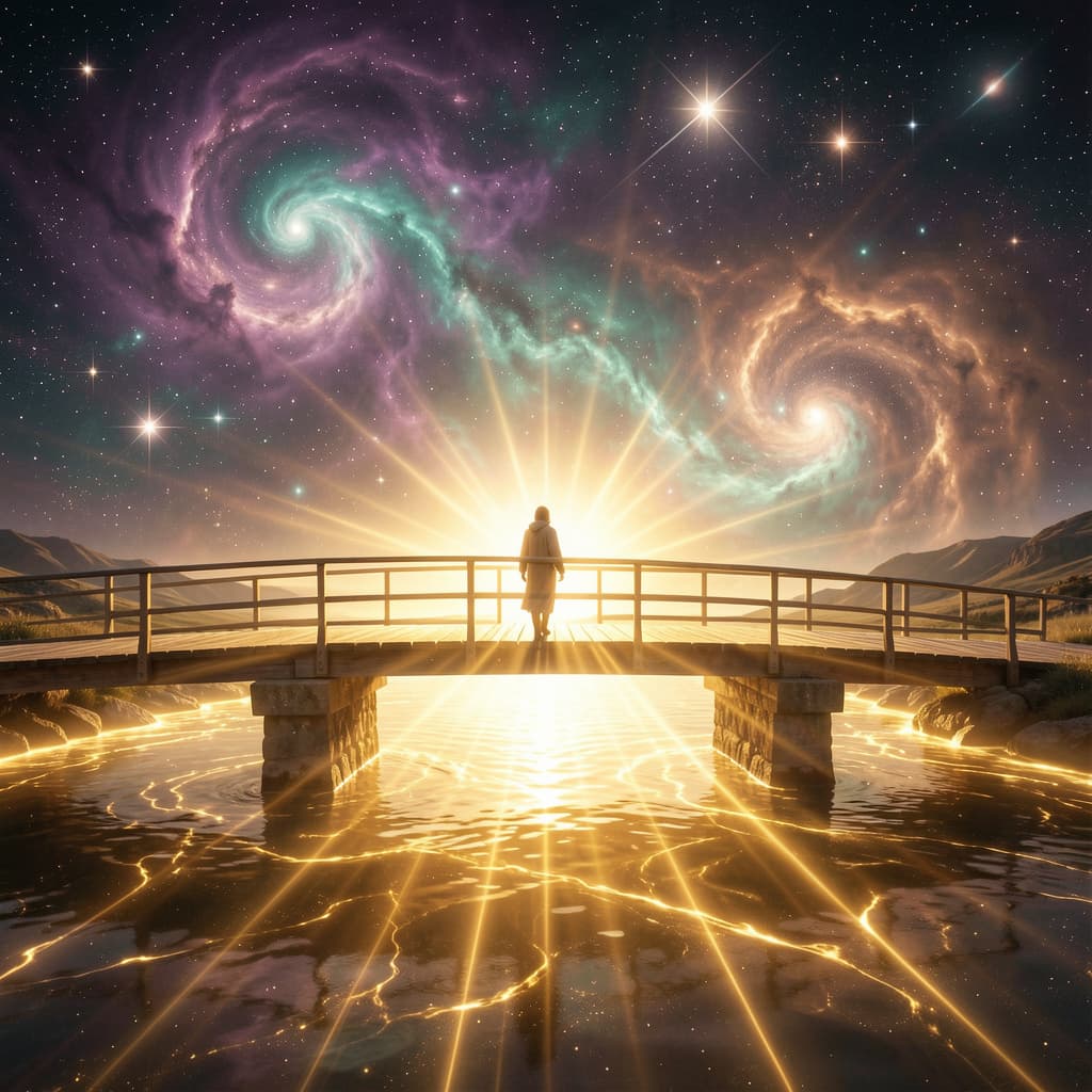 Celestial Cosmos — Cosmic nebulae and starfields with spiritual radiance